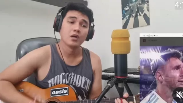 Lagu Aldi Taher untuk Messi . (F-INT)