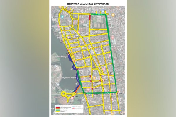 Ditutup, Dishub Makassar Imbau Warga Hindari Ruas Jalan Ini Saat MNEK 2023