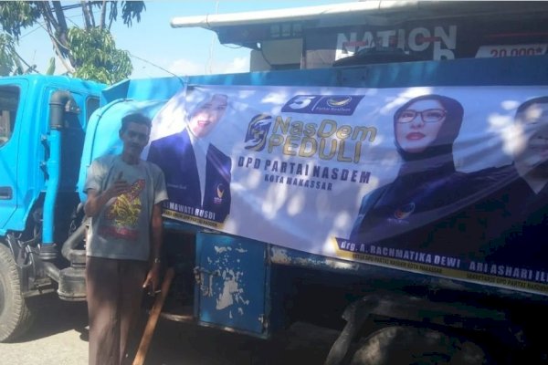 Wawali Fatmawati Rusdi Bareng NasDem Makassar Bantu Sediakan Air Bersih untuk Warga