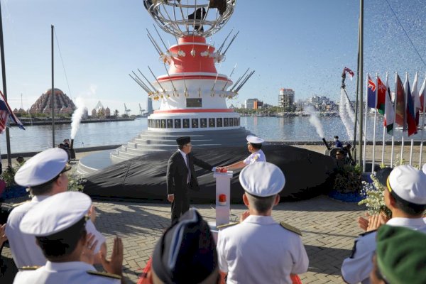 Danny Pomanto dan KASAL Laksamana TNI Muhammad Ali Resmikan Monumen MNEK, Warisan Budaya Generasi Bangsa