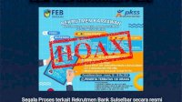 Hati-Hati Informasi Palsu Rekrutmen Karyawan Bank Sulselbar