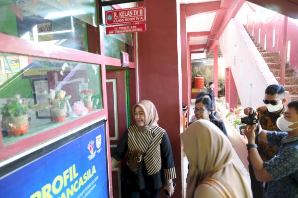 Wujudkan Sekolah Terintegrasi, Wawali Makassar Fatmawati Rusdi Tinjau SDN di 4 Kecamatan