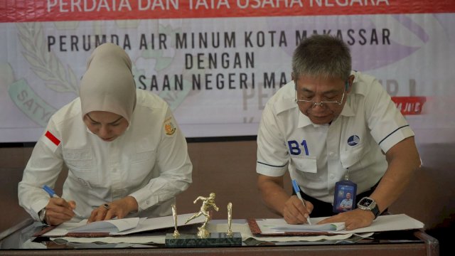 PDAM Makassar Perpanjang Kerja Sama dengan Kejari Makassar dalam Bidang Perdata dan Tata Usaha Negara
