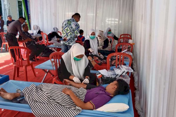 Stok Darah di RSUD Lanto Daeng Pasewang Menipis, Bank Sulselbar Jeneponto Rutin Gelar Donor Darah