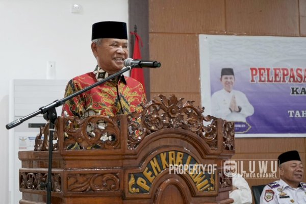 Lepas Jemaah Calon Haji Gelombang Ke 2, Bupati Basmin Mattayang: Alhamdulillah Luwu Dapat Tambahan Kuota