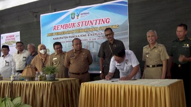 Rembuk Stunting Pimpinan OPD orang Tua Asih Anak Stunting