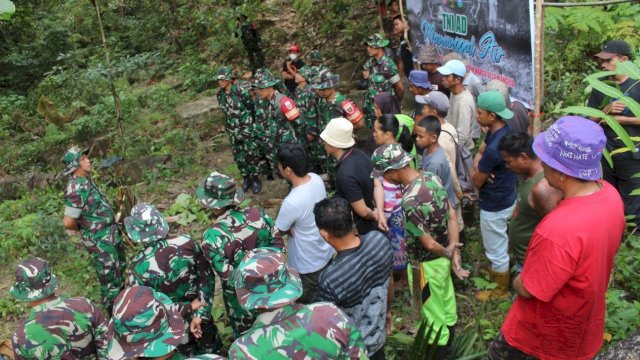 Kodim 1421/Pangkep Bantu Atasi Kesulitan Air Warga Desa