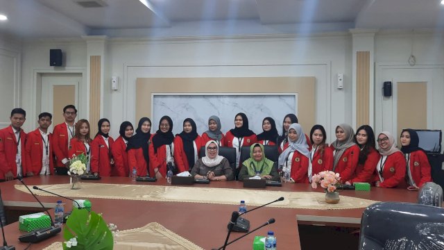 Ketua DPRD Sulsel Andi Ina Terima Mahasiswa KKNT Unhas Makassar