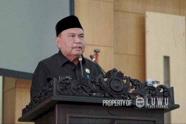 Sekda Luwu Serahkan Ranperda Pertanggungjawaban Pelaksanaan APBD Tahun Anggaran 2022 Ke DPRD