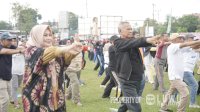 Pemkab Luwu Gelar Sosialisasi Aksi Bergizi Melalui Senam Bersama Masyarakat