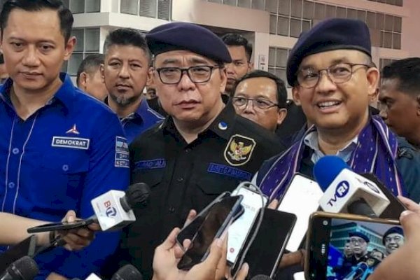 Anies Diteriaki &#8216;Presiden&#8217; Saat Pidato di Apel Siaga Perubahan NasDem: Menantikan Perubahan!