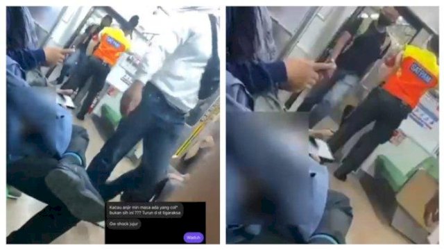 Viral, Pria Masturbasi dalam KRL Rangkasbitung