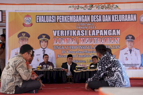Danny Pomanto Optimis Maccini Sombala Wakili Sulsel dalam Lomba Kelurahan Berprestasi Tingkat Nasional