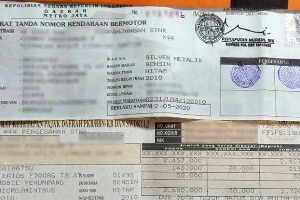 Cara dan Syarat Perpanjang STNK 2023, Lengkap dengan Biayanya