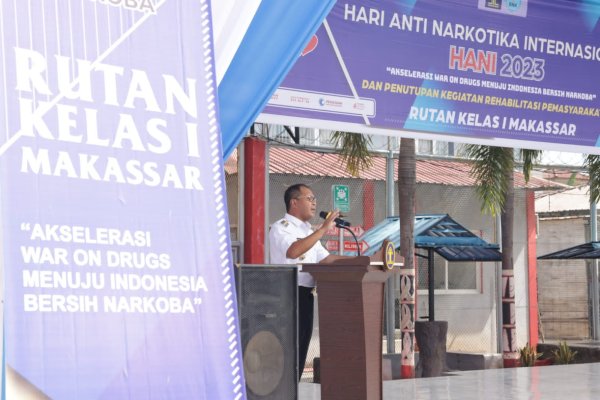 Hari Anti Narkotika Internasional, Pemkot Makassar-BNN dan Kemenkumham Nyatakan Perang Atas Narkoba