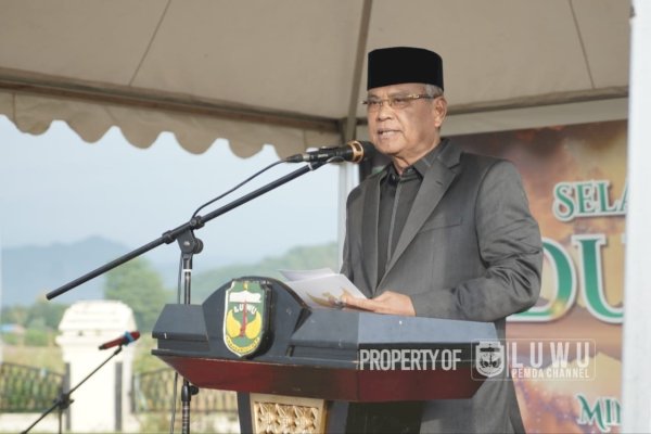 Idul Adha 1444 H, Bupati Luwu Terharu Saat Mendoakan Almarhum Wakil Bupati