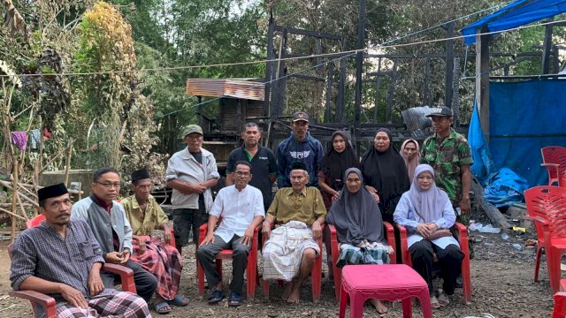 Pj Bupati Takalar Kunjungi Korban Kebakaran di Polsel
