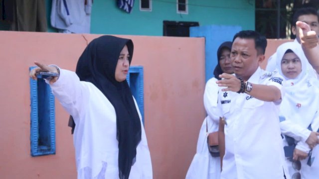 Camat Alamsyah Dampingi Wawali Fatmawati Rusdi Tinjau Longwis Taegu