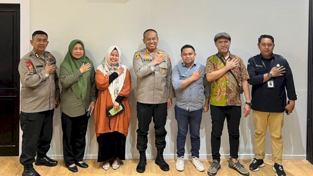 Jelang Kirab Pemilu, KPU Makassar Audience ke Polrestabes Makassar