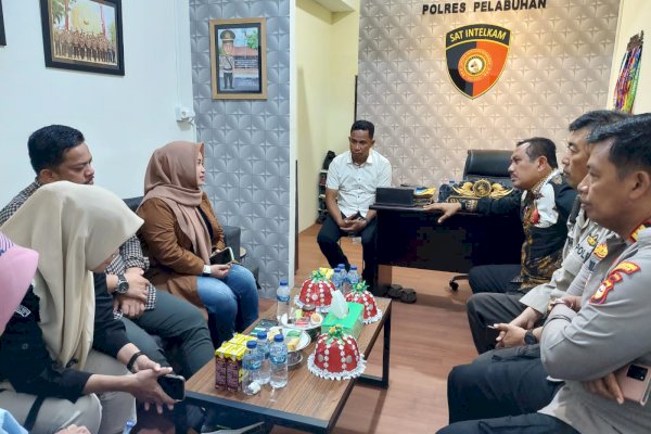 KPU Audiens ke Polres Pelabuhan Makassar Jelang Kirab Pemilu 2024