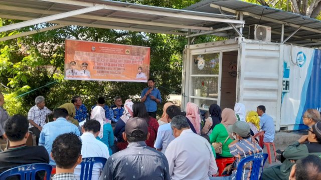 Dinas PU Makassar Sosialisasi Sistem PAL Domestik di Konter Maricaya Selatan