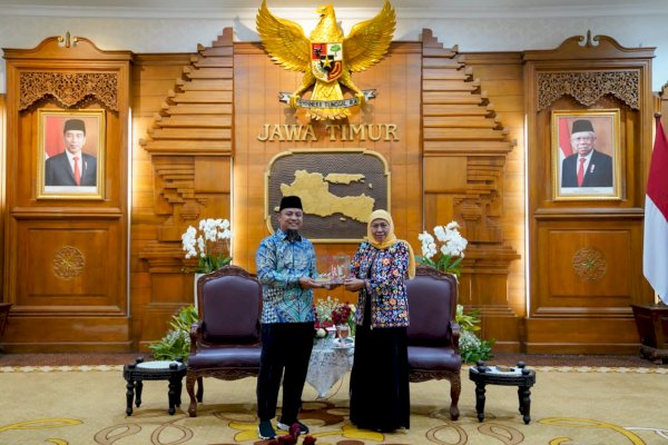Sudirman-Khofifah Perkuat Kerjasama Berbagai Bidang