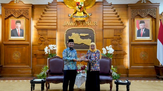 Sudirman-Khofifah Perkuat Kerjasama Berbagai Bidang