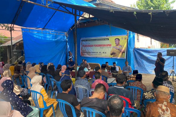 Rangga Gelar Pengawasan Pelaksanaan APBD Sulsel di Takalar