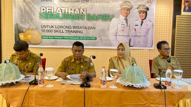 Begini Upaya Dukung Perkembangan Industri Kerajinan Bambu di Kota Makassar