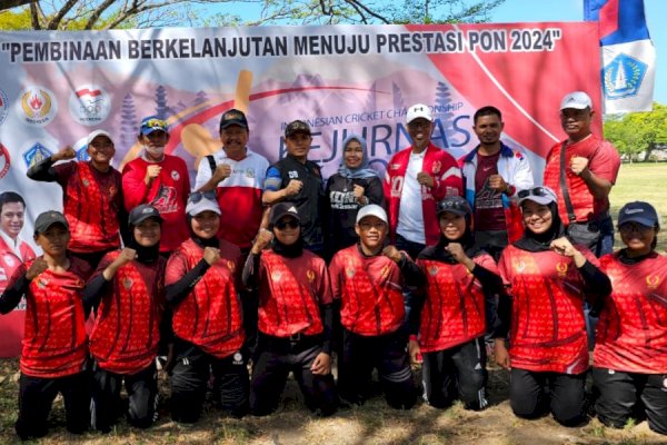 Ahmad Susanto Motivasi Atlet Cricket Makassar: Harus Tetap Fokus Agar Bisa Lolos PON Aceh-Sumut 2024