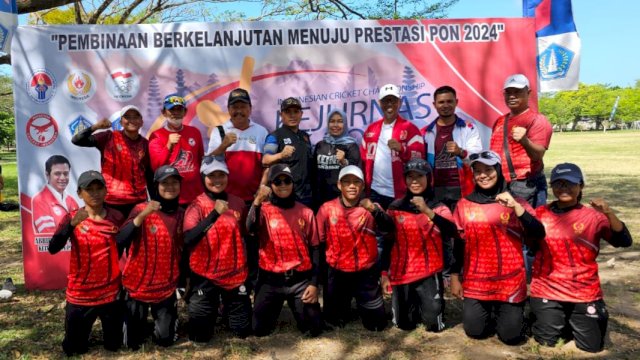 Ahmad Susanto Motivasi Atlet Cricket Makassar: Harus Tetap Fokus Agar Bisa Lolos PON Aceh-Sumut 2024