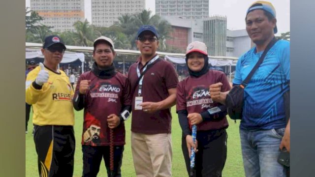 Koni Makassar Konsisten Lakukan Pembinaan, Terbaru 14 Atlet Gateball Ikuti Kejurnas di Tangerang