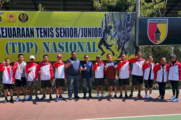 8 Atlet Tenis Junior Makassar Ikut Kejurnas di Surabaya, Ahmad Susanto: Selamat Bertanding