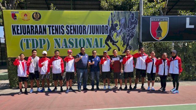 8 Atlet Tenis Junior Makassar Ikut Kejurnas di Surabaya, Ahmad Susanto: Selamat Bertanding