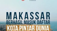 Keren! Kota Makassar Masuk Daftar Smart City