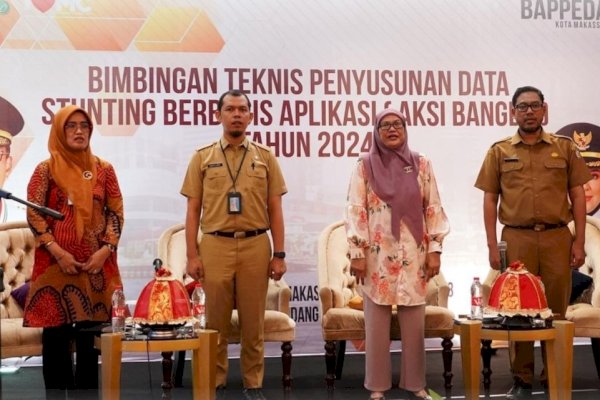 Bimtek Bappeda Makassar Bahas Data Stunting Berbasis Aplikasi