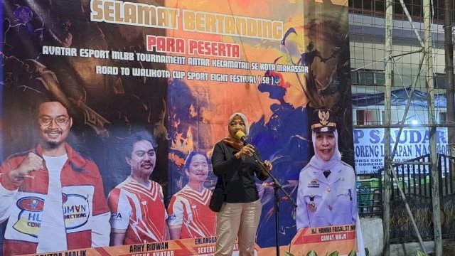 Camat Hamna Faisal Hadiri Babak Kualifikasi Turnamen E-Sport Mobile Legends Se Kecamatan Wajo