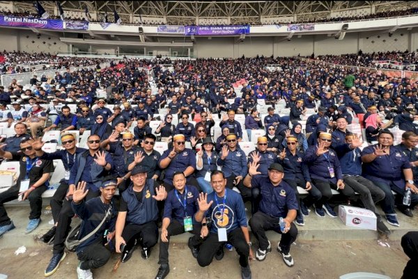 Kompaknya Kader NasDem dari Sulsel di Apel Siaga Perubahan