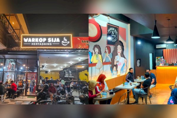 Warkop Sija dengan Konsep Modern Hadir di Jalan Hertasning Makassar, Berseberangan Cafe Black Canyon