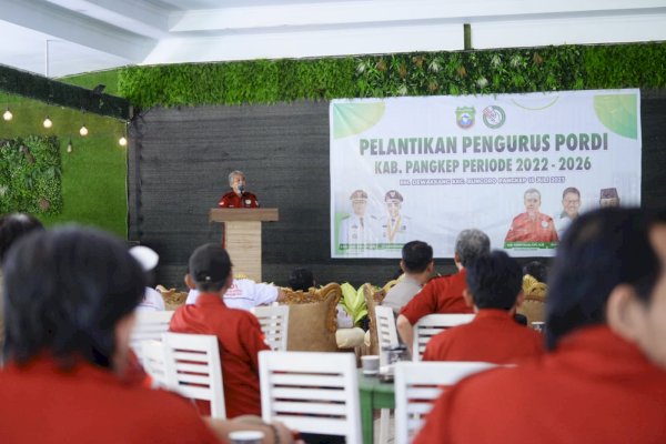 Bupati Pangkep Yusran Hadiri Pelantikan Pengurus PORDI