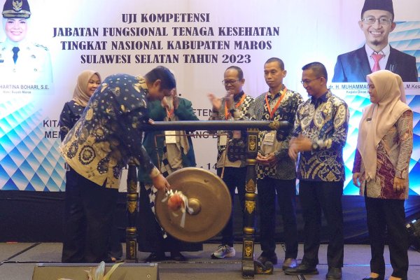 Diikuti 562 Peserta, Bupati Maros Buka Ukom Nakes Tingkat Nasional