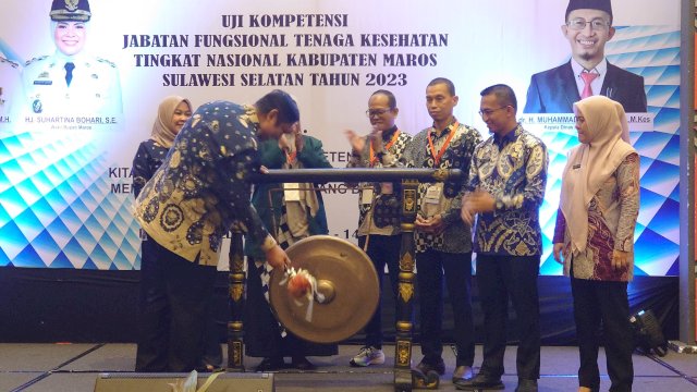 Diikuti 562 Peserta, Bupati Maros Buka Ukom Nakes Tingkat Nasional