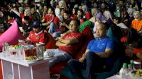 Wali Kota Danny Pomanto, Kapolrestabes Makassar dan Masyarakat Nobar Indonesia vs Vietnam di Festival F8