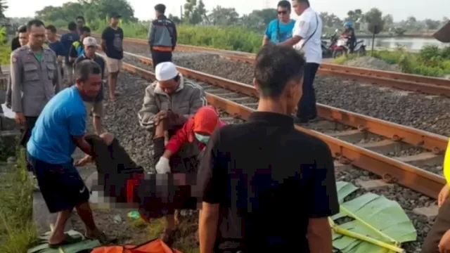 Ilustrasi Orang tertabrak Kereta.(F-INT)