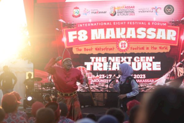 Hari ke 3 F8 Makassar, 8 SD Antusias Dengar Dongeng La Mellong dari Dinas Perpustakaan