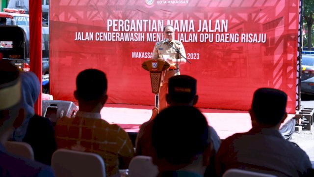 Setelah Andi Djemma, Danny Pomanto Resmikan Jalan Opu Daeng ‘Risaju’