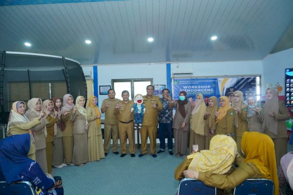 Bupati Chaidir Syam Buka Kegiatan Workshop Mendongeng Untuk Guru PAUD dan TK se- Kabupaten Maros