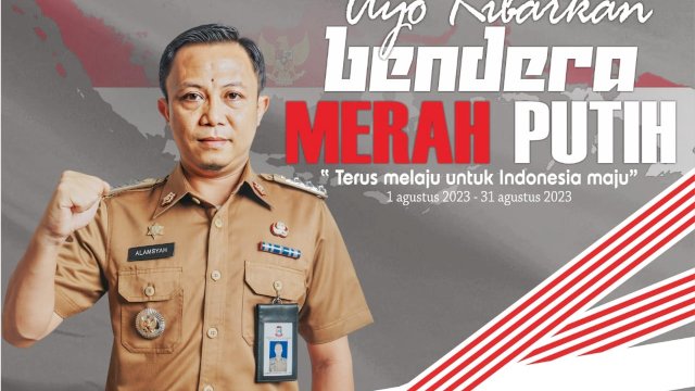 HUT Kemerdekaan ke-78, Camat Alamsyah Ajak Masyarakat Kibarkan Bendera Merah Putih Serentak di Wilayah Tallo