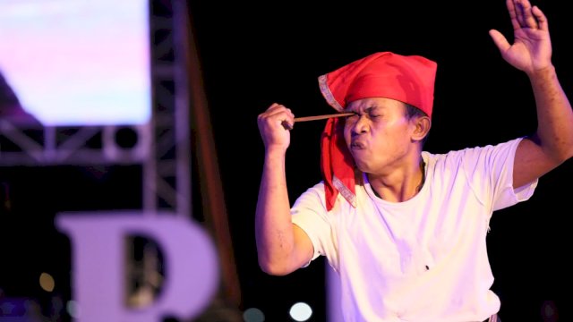 Perguruan Silat Budaya Makassar Tampilkan Drama Silat Cerita Rakyat