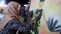 Live Painting F8 Makassar, Tumbuhkan Kecintaan Masyarakat Akan Seni